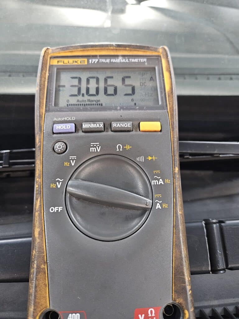 Fluke Multimeter ruststroommeting 